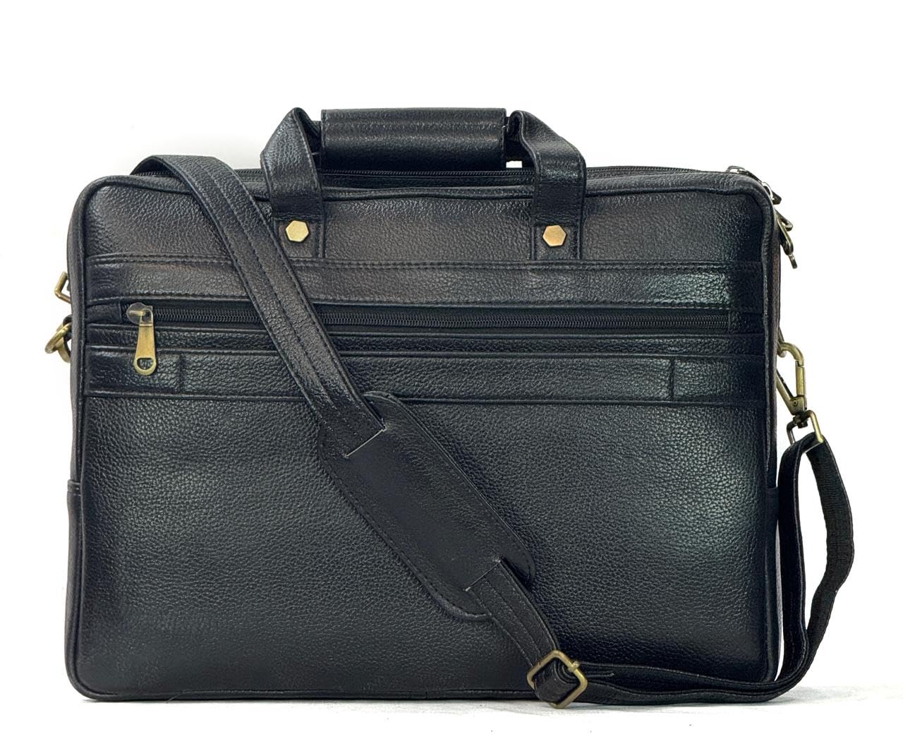 ADCO Stylish Leather Laptop Bag with Adjustable Shoulder Strap Travel-Friendly Durable Strong Messenger Bag for Office & Travel Use