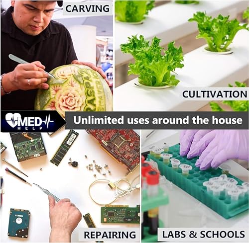 Miniatura 6 de 10r Blades Dermaplaning - Paquete de 100 cuchillas Dermaplane 10r, cuchillas Dermablade de acero de alto carbono empaquetadas individualmente,