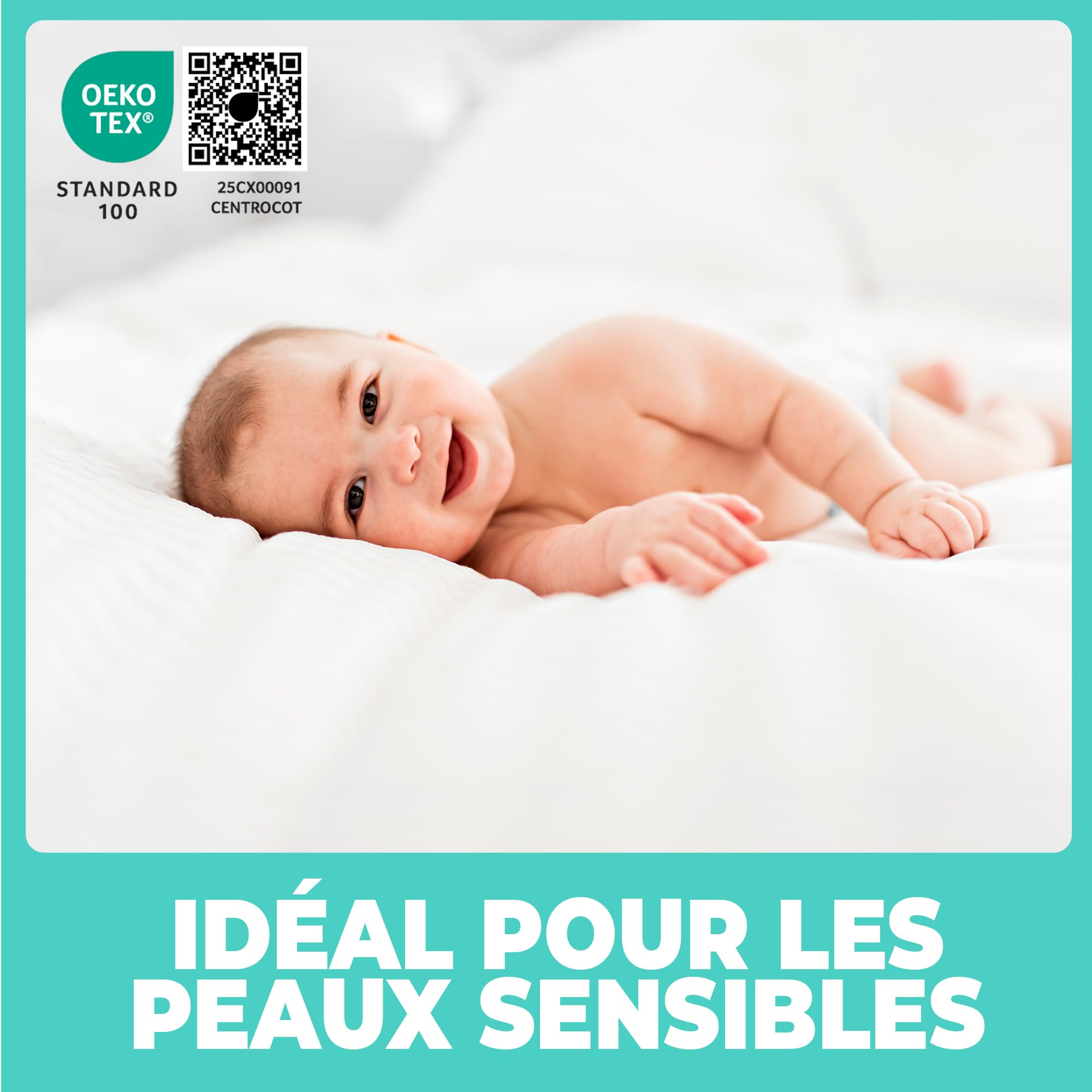 Protège Matelas 140x190 cm Alèse Impermeable en Coton Housse Matelas Protection Lit Adulte et Bebe Drap Alaise pour Incontinence Anti-Acarien Couvre-Matelas Pipi Lavable en Machine avec 4 Élastiques
