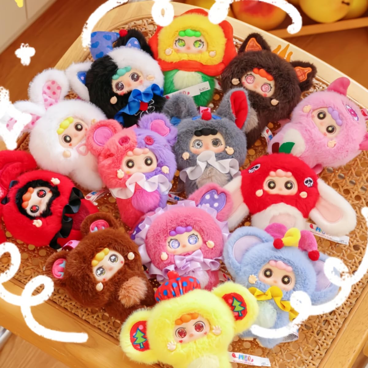 まとめ売へ移動　Baby three ぬいぐるみセット　ミニ Amazon.co.jp: 【BABY THREE】ベイビースリーMIGO ブラインドボックス