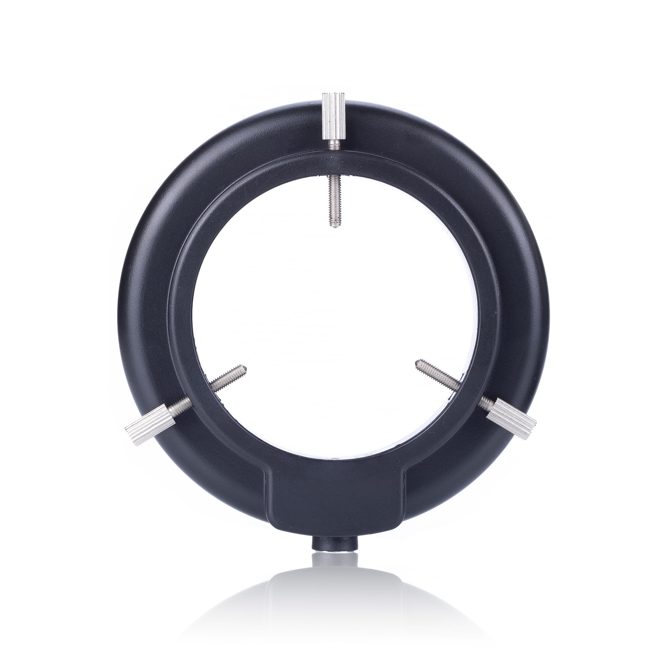 Rosfix Illuminatore Regolabile per Microscopio 144 LED – Luce Fredda Dimmerabile, Anello Ø60–95 mm, Alimentatore Integrato | Accessorio per Microscopi Ottici e Digitali