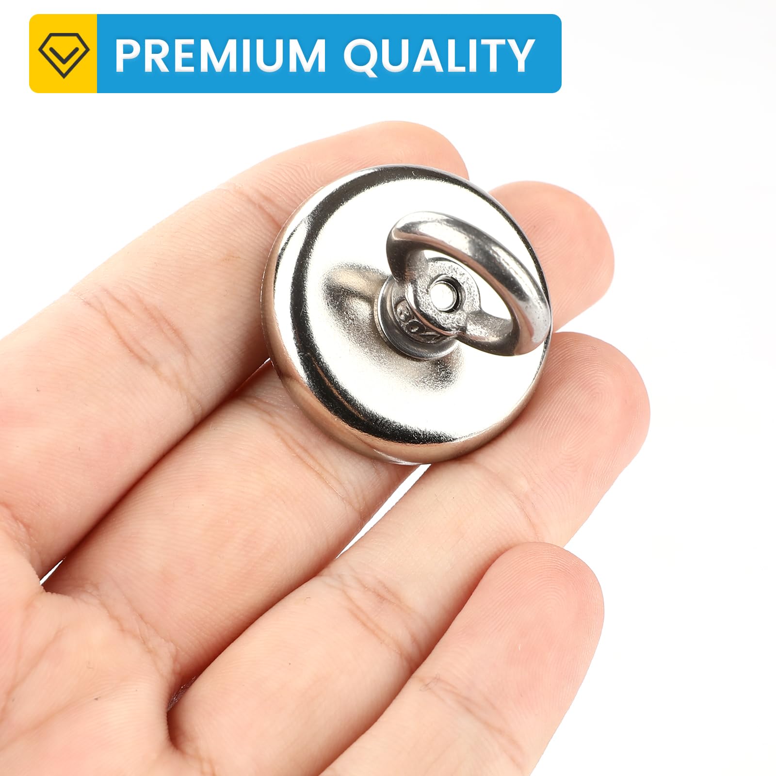 BEST CHOICE MAGNETS Ganchos magnéticos, 45 kg, ganchos magnéticos resistentes con perno de agujero avellanado, perfectos para el hogar, cocina, lugar de trabajo, oficina y garaje, paquete de 10