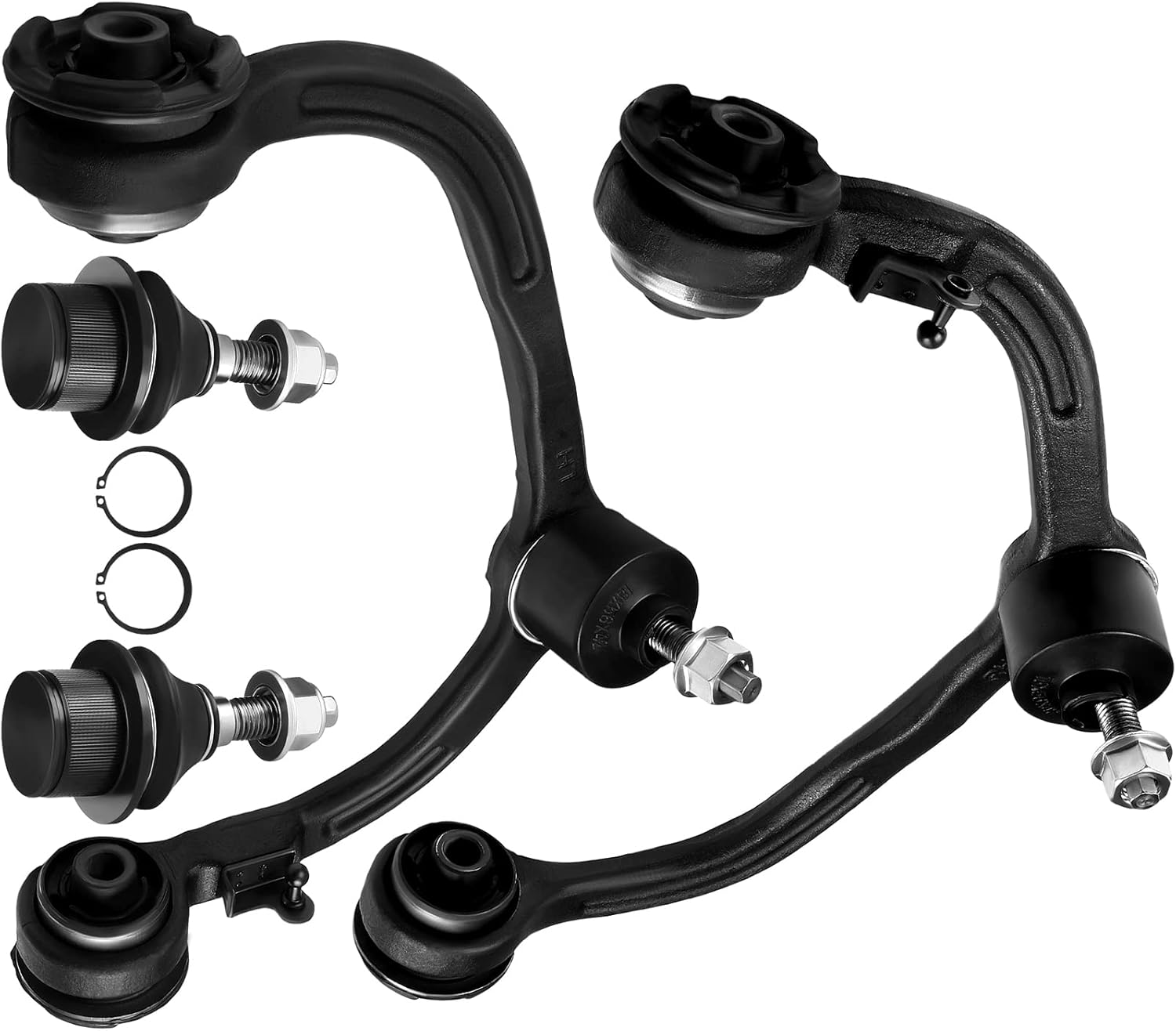 SCITOO 4pcs Front Suspension Kit Upper Control Arm Lower Ball Joint Fit 2003-2004 For Ford Expedition 2003-2004 For Lincoln Navigator (w/Auto Adjusting Suspension)