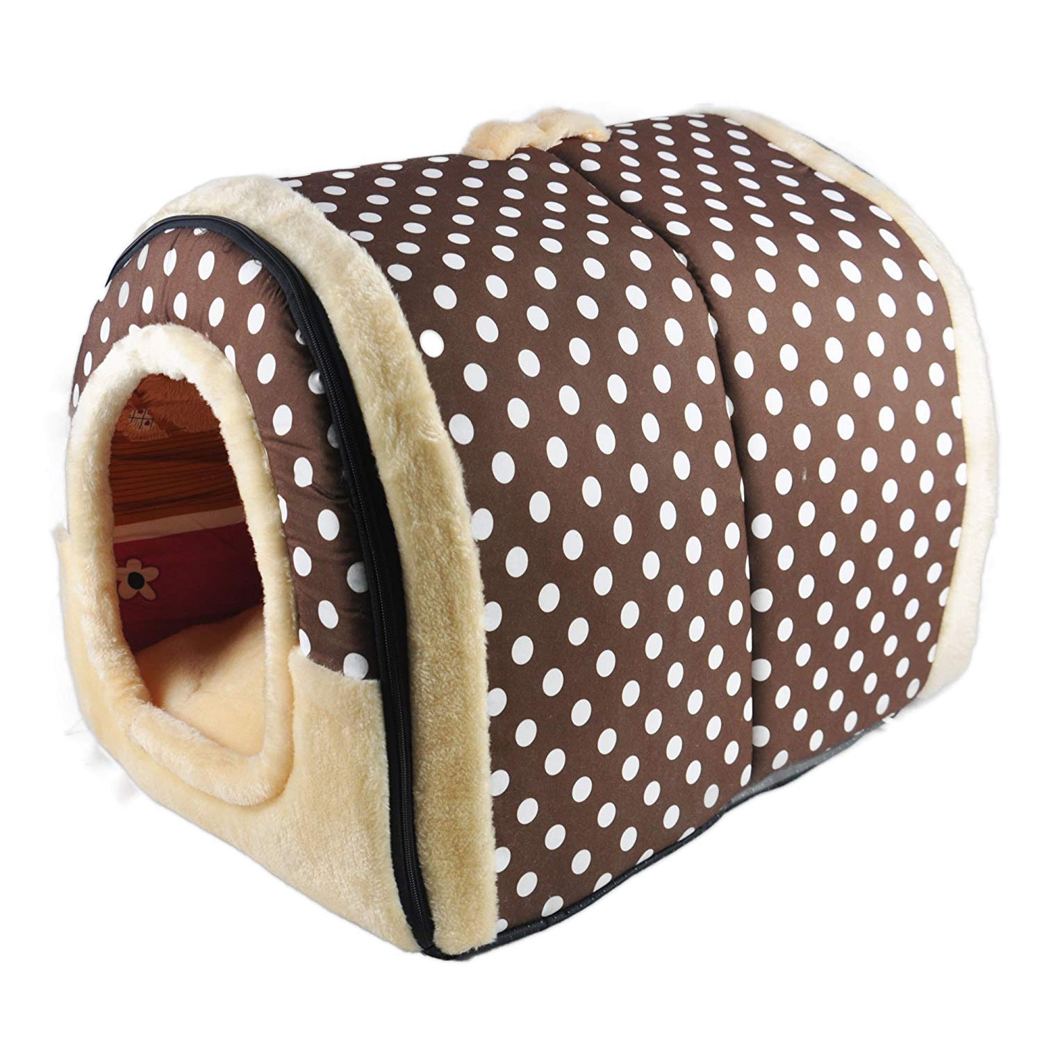 Maison canapé 2 en 1 animaux lavable pour éviter poils et glissades