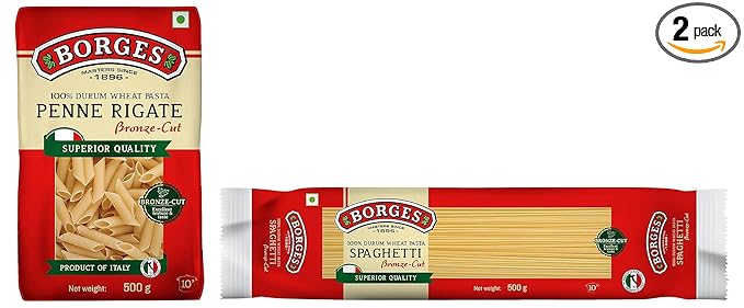 Spaghetti Durum Wheat Pasta, 500g & Penne Rigate Durum Wheat Pasta, 500g