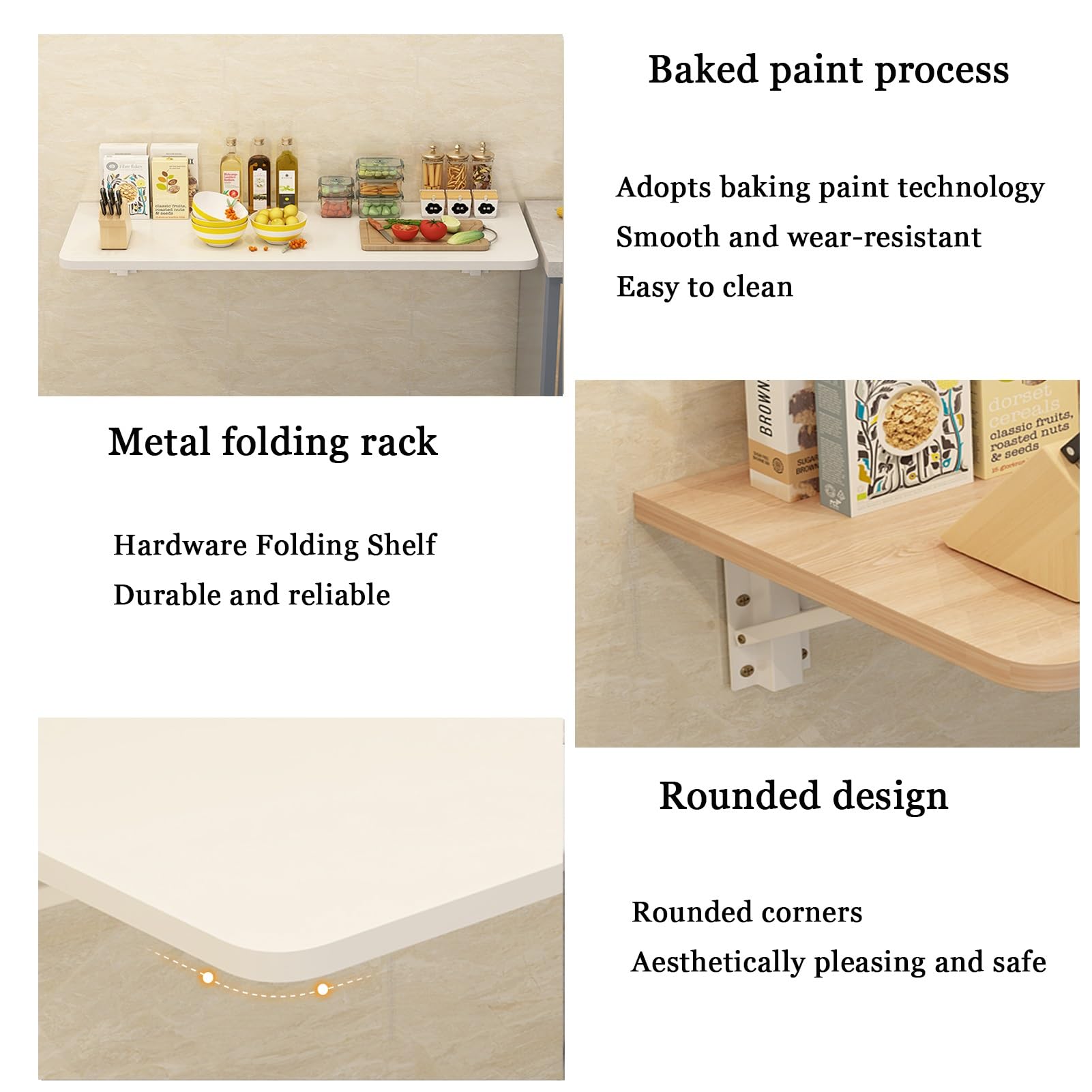 Table à linge pliable pour petits espaces - Bureau de cuisine compact et pliable - Table de couture et d'artisanat (70 x 30 cm)