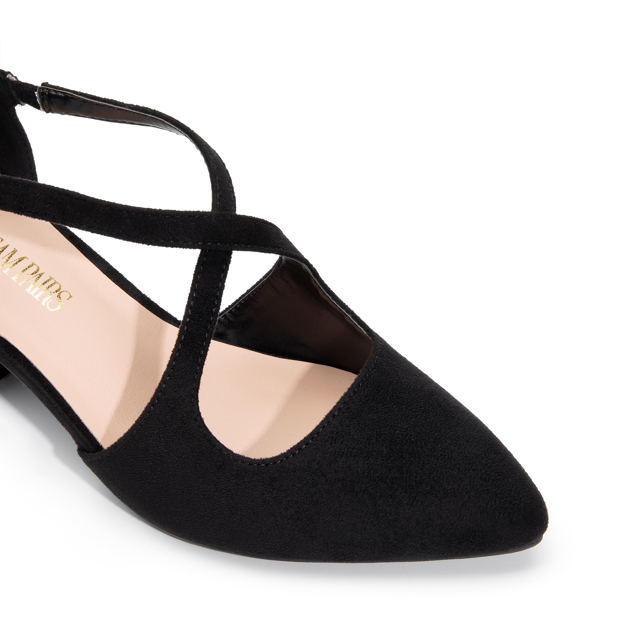 DREAM PAIRS Zapatos de tacón Cerrados para Mujer.