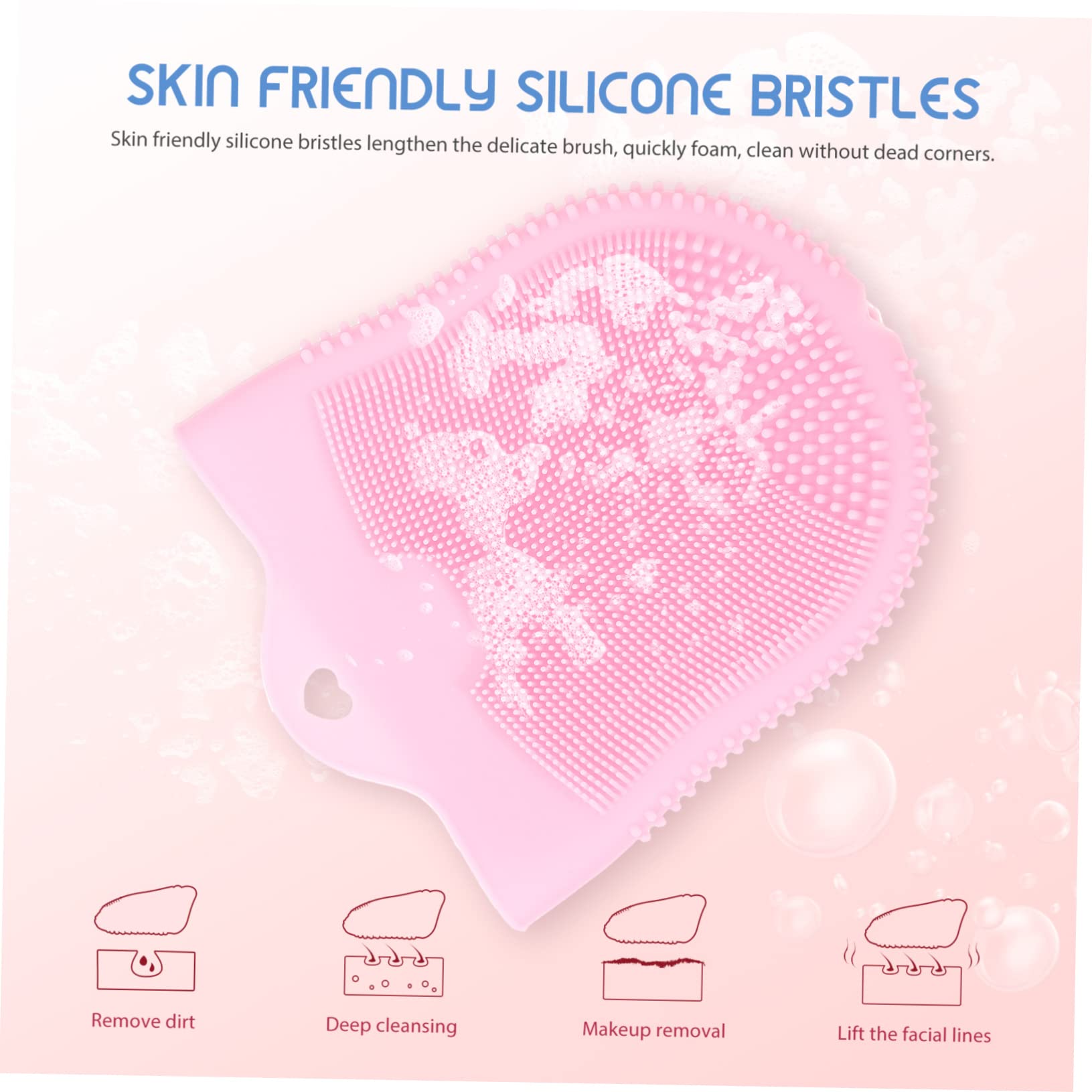 Healeved 4stücke Silikon Gesichtsreinigungsbürste Für Sanfte Tiefenreinigung Handschuhförmiges Design Weich Und Tragbar Für Tägliche Gesichtsreinigung Und Peeling
