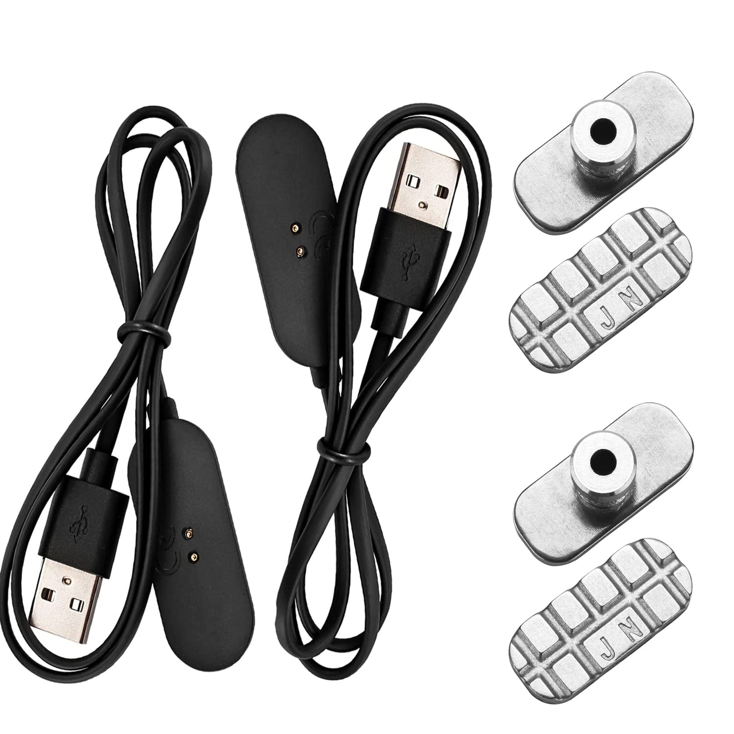 2Pack Replacement Magnetic Charging Dock/Charger Base Cradle Station USB Cable and 2 Screen Adjustable Sandwich Pusher 3D Base Replacement Parts for Pax-2 / Pax-3