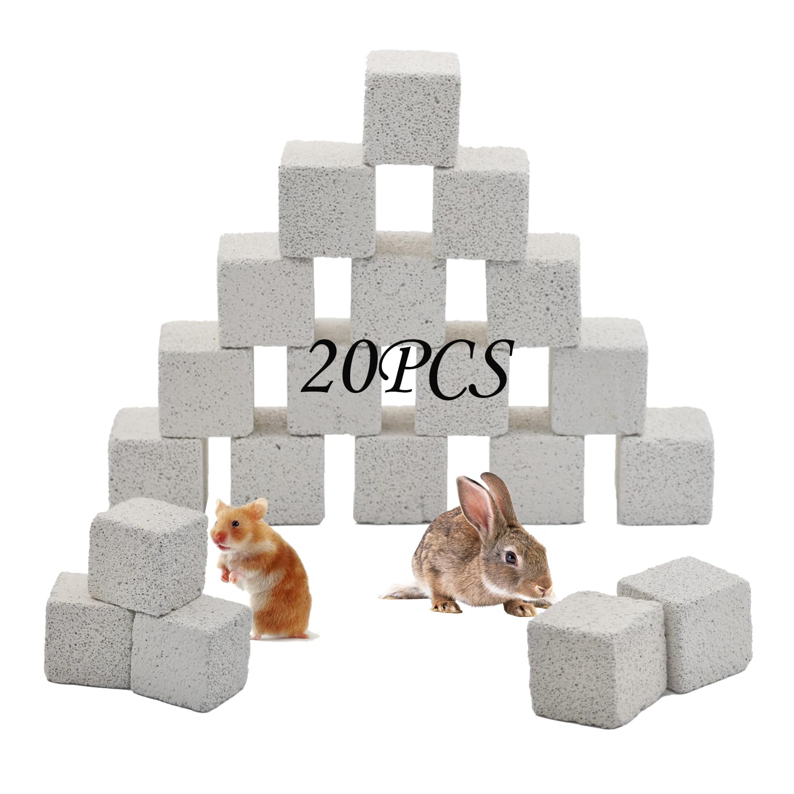 Blocs de lave pour chinchillas et lapins : enrichissez le quotidien de votre petit animal
