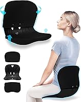 Vista 9 de curble Wider Cover, Detachable Cover for Teenager Chair, Ergonomic Chair Back Support and Lumbar Support (Cover Grey)