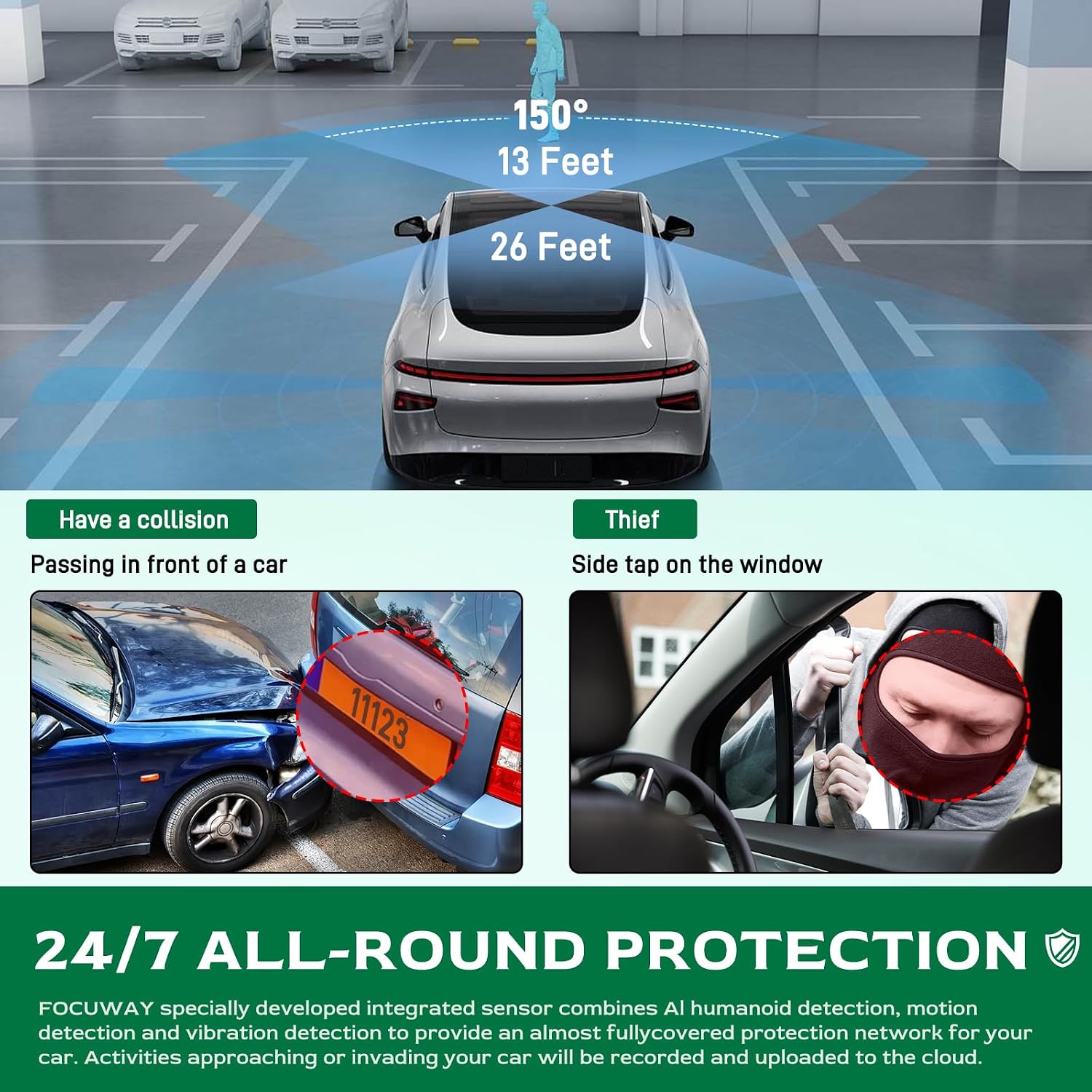 4G LTE Dash Cam Front & Inside 1080P Dual Camera, 24H Remote Monitoring, GPS Tracking, 5G WiFi APP, Cloud Storage, Night Vision, 64GB Card Included for Car Truck Van