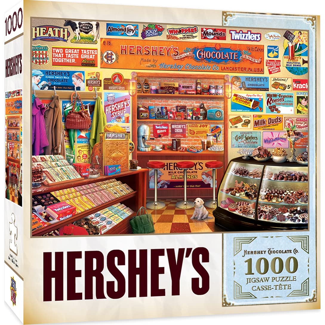 MasterPieces Hershey's Jigsaw Puzzle, Candy Shop, 1000 Pieces