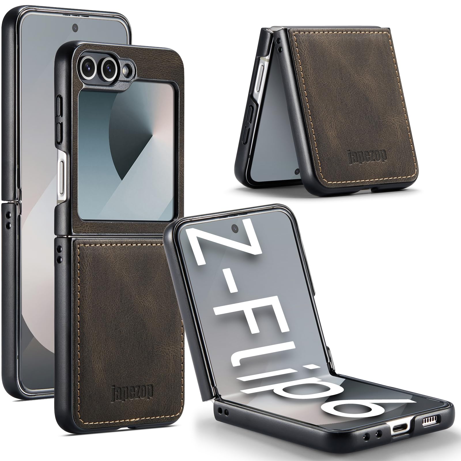 Amazon.com: japezop Compatible with Samsung Galaxy Z Flip 6 Case,Z