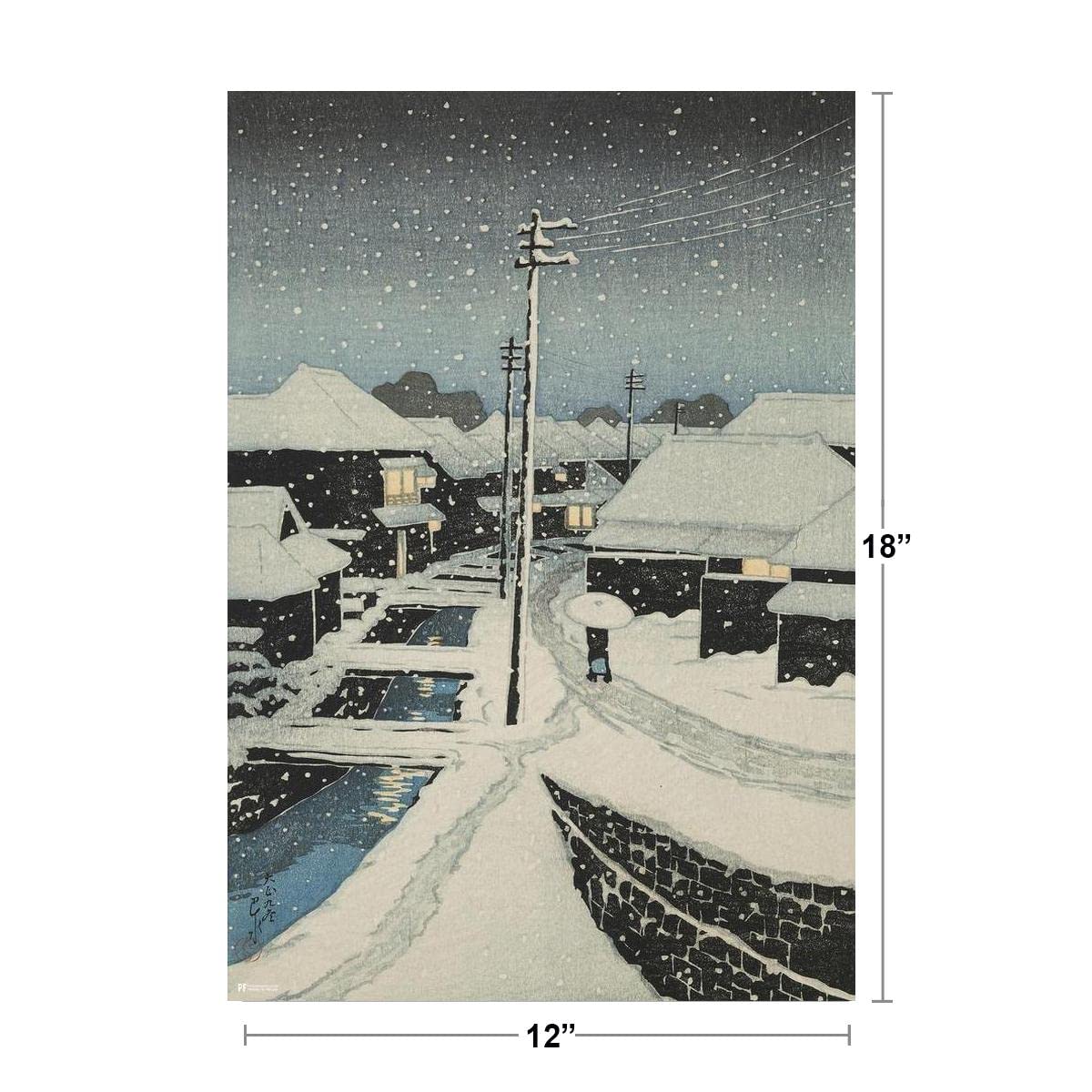 Noné FUJISAWA 絵画　風景画　ノネ・フジサワ　暖かい冬の始まり Noné FUJISAWA 絵画 風景画 ノネ・フジサワ 暖かい冬の始まり