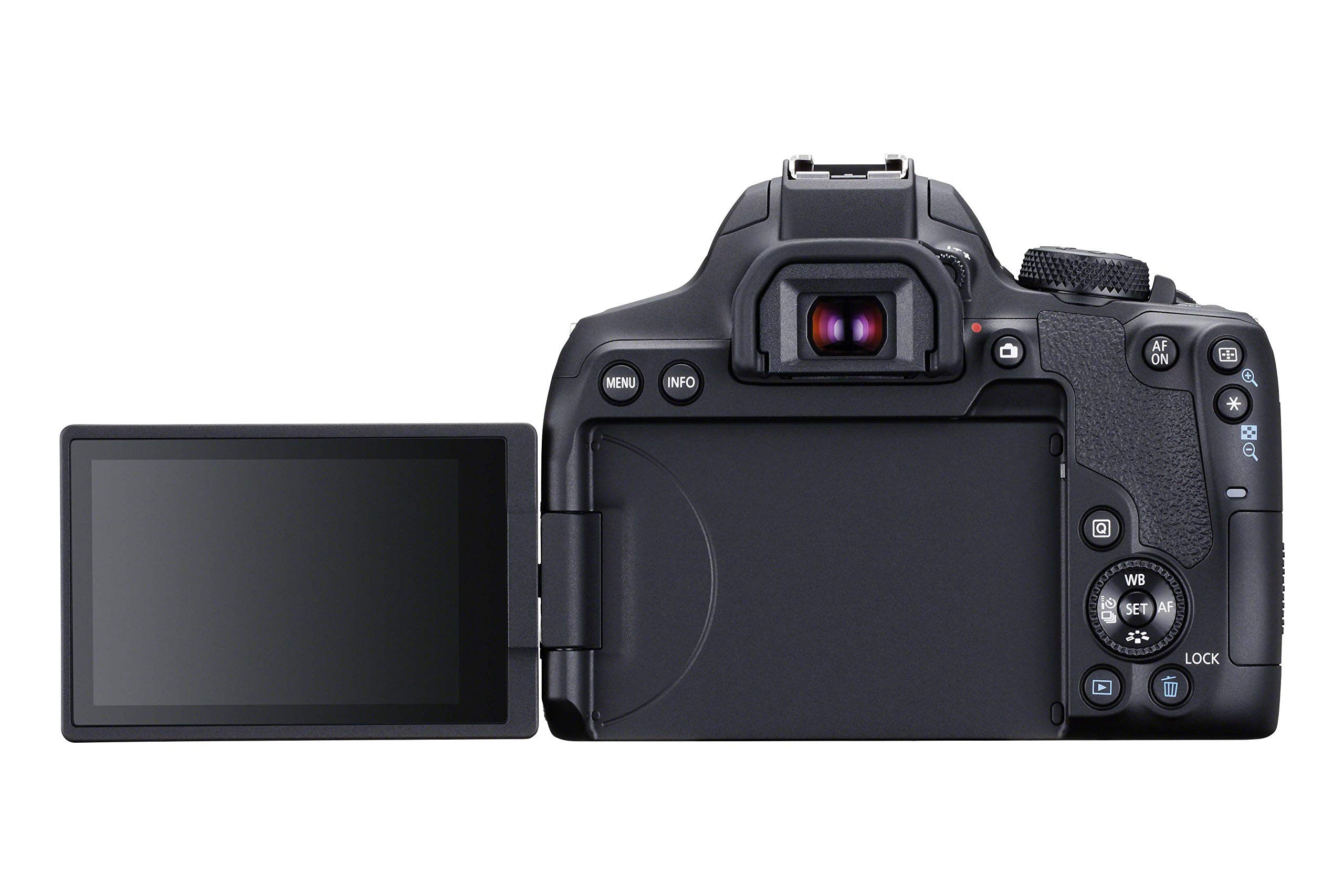 Cámara réflex digital EOS 850D APS-C Canon con objetivo EF-S 18-55mm F4-5.6 IS STM | 24,1 megapíxeles, disparos en serie de 7 fps, vídeo 4K, Dual Pixel CMOS AF y Wi-Fi y Bluetooth