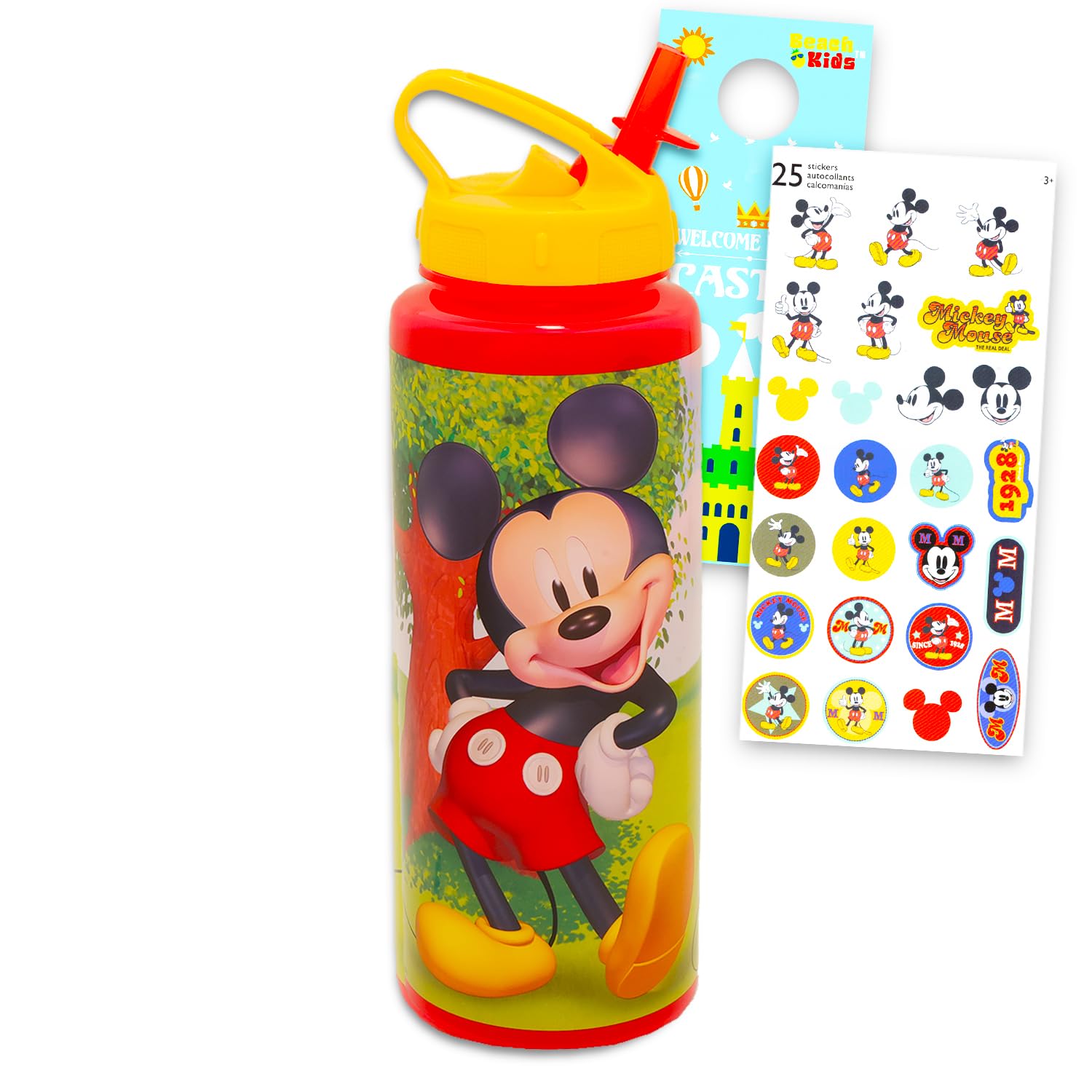 Gourde Mickey Mouse Disney pour accompagner les enfants à l'école et au sport