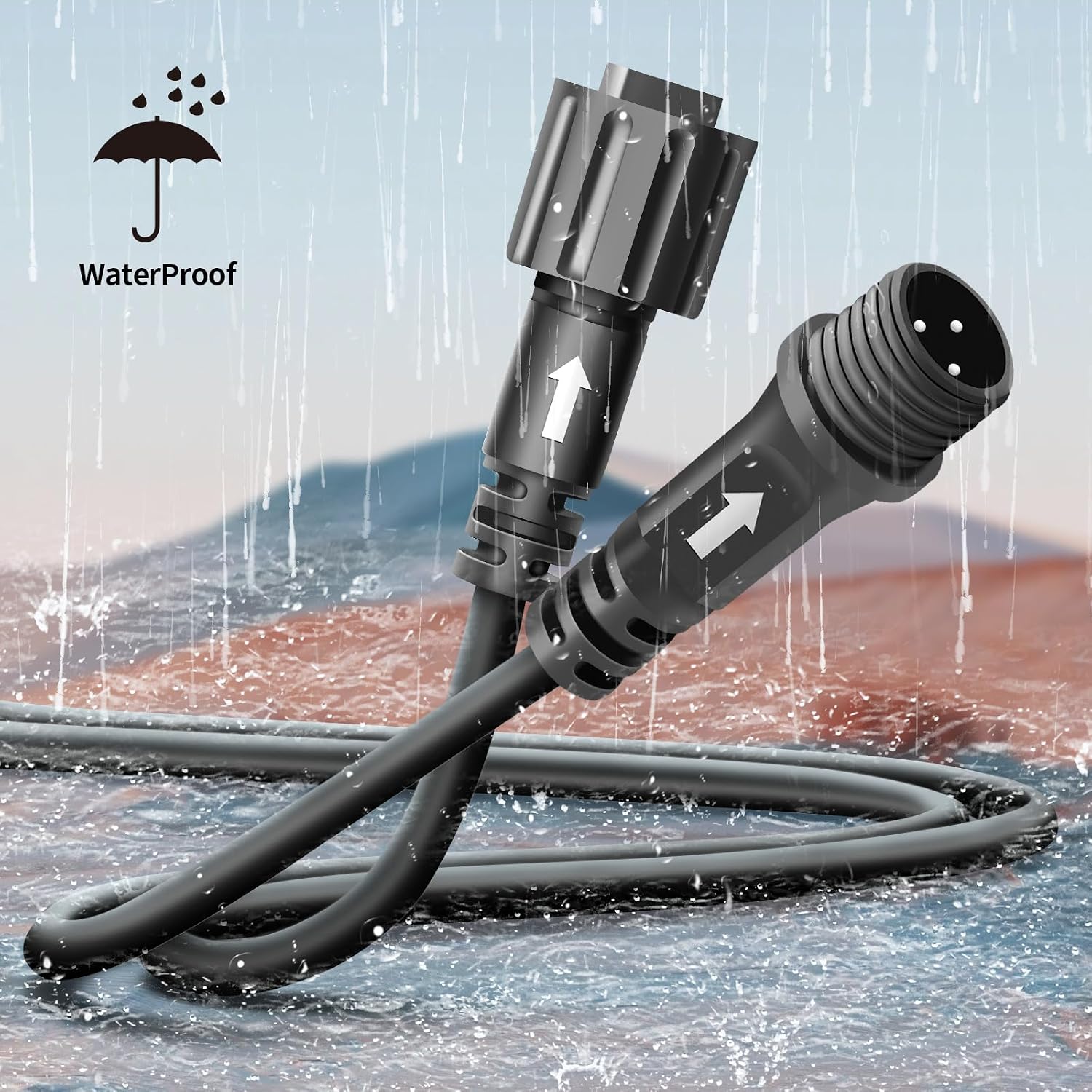 Speed Sensor Extension Cable for 8fun, Ebike Speed Sensor Cable Compatible with Bafang BBS01 BBS02 BBSHD, 40cm, 3-pin