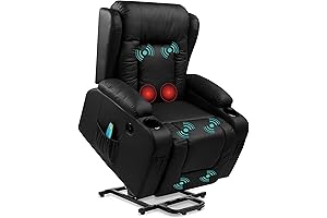 Best Choice Products PU Leather Electric Power Lift Chair Recliner, Adjustable Massage Chair