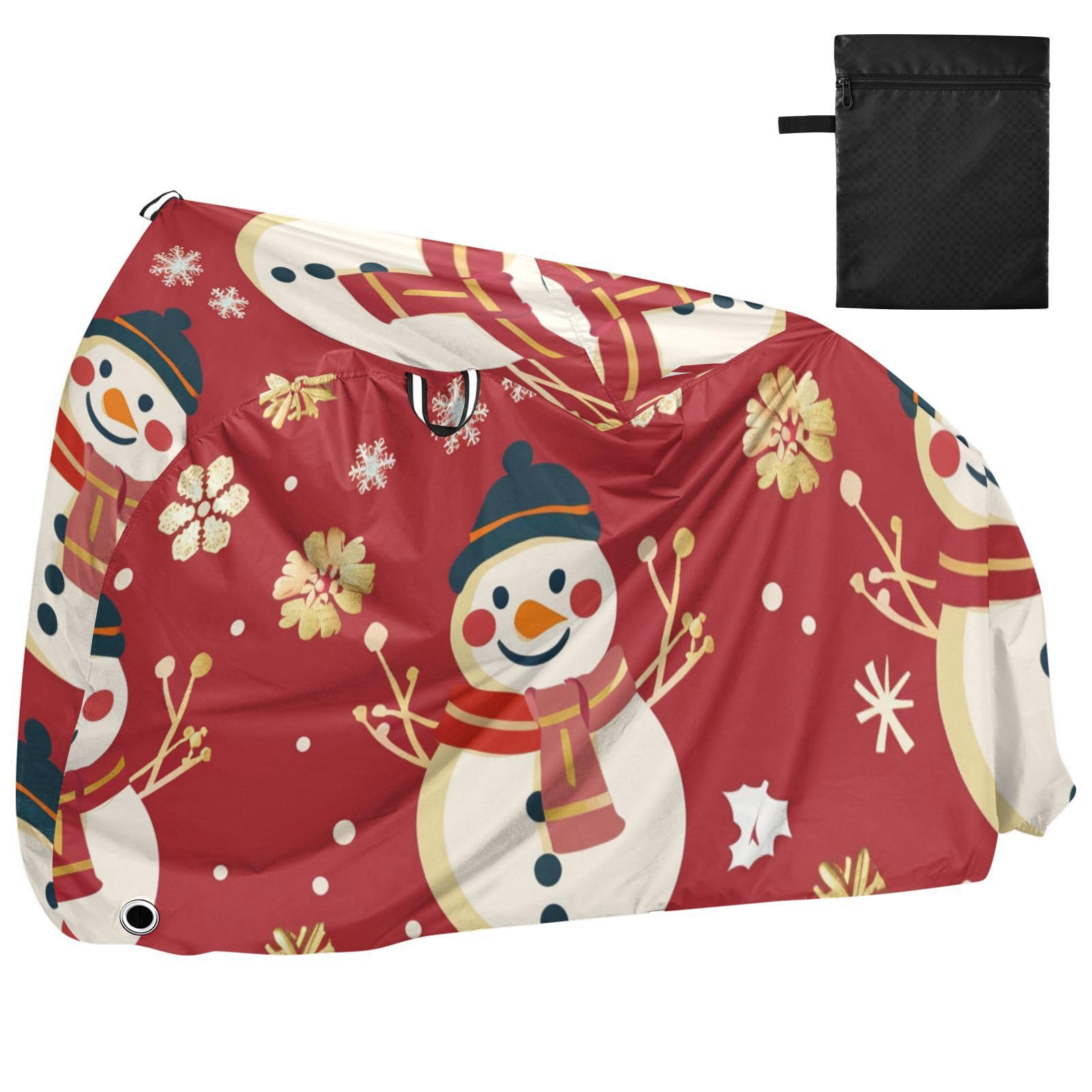 Housse de vélo d'extérieur imperméable avec trous de verrouillage - Protection contre la poussière, la pluie, la neige, les UV - Pour vélo électrique de montagne - Convient à la plupart des vélos