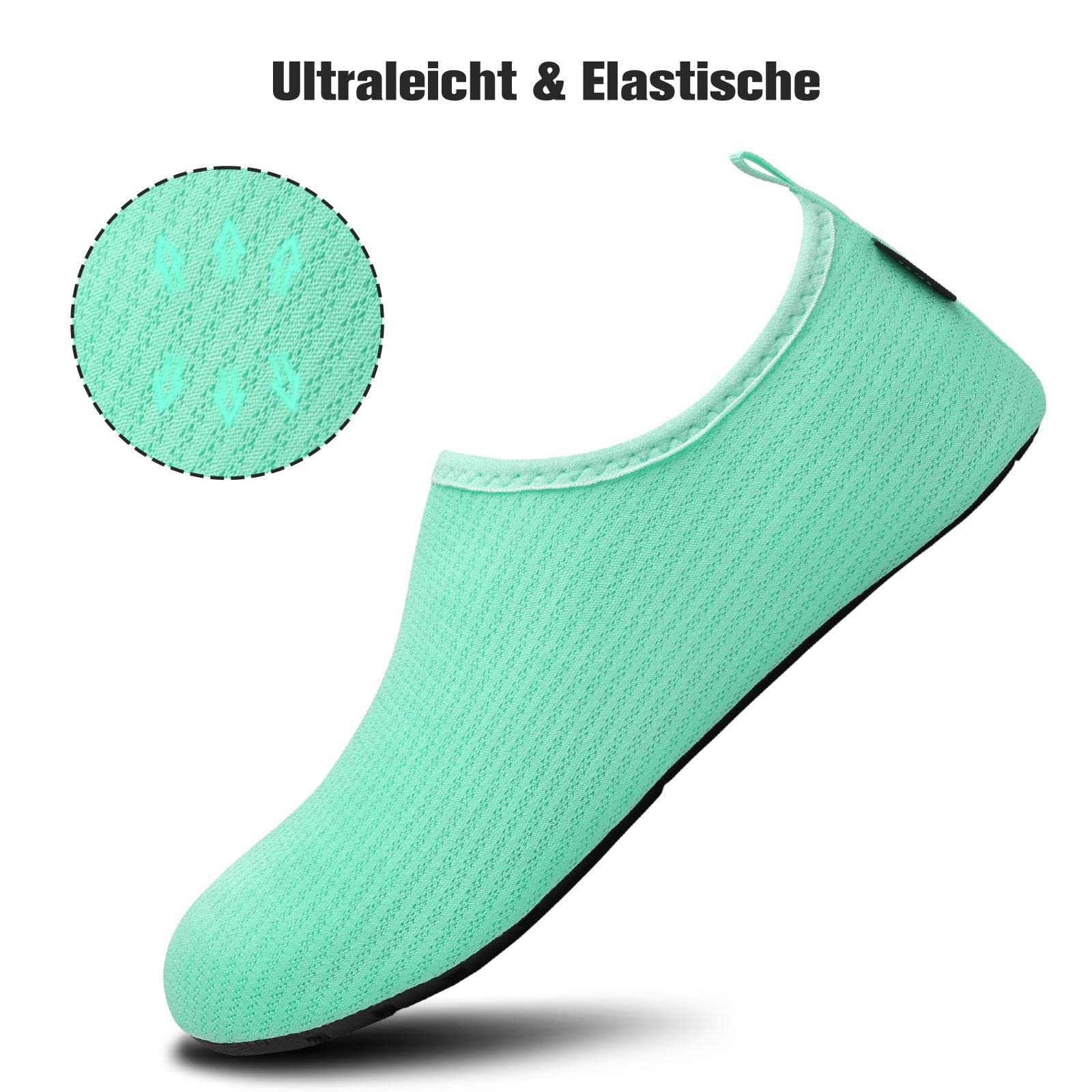 SAGUARO Scarpe da Scoglio Asciugatura Rapida con 7 Fori di Drenaggio per Donna Uomo Rombi Gr.36-47