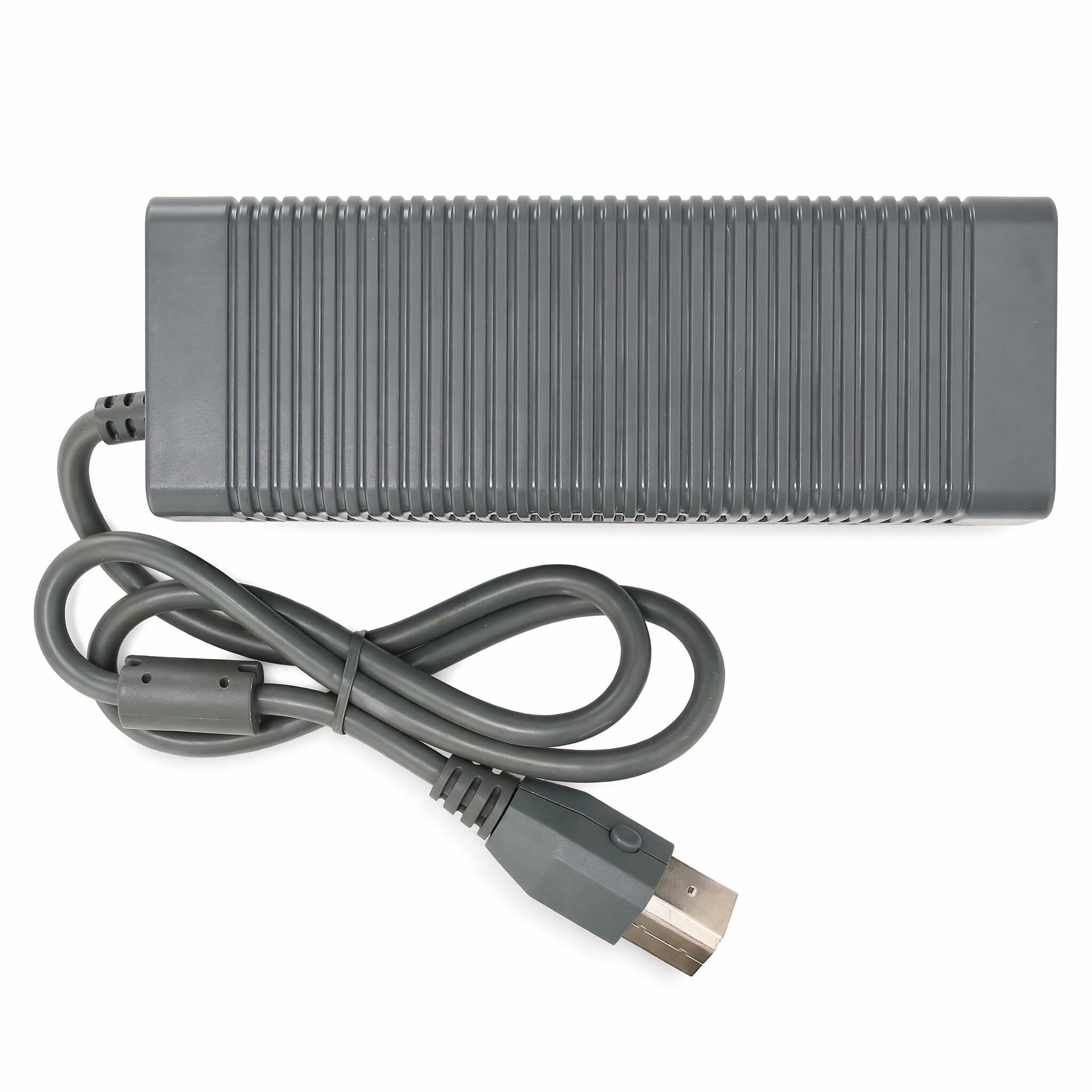 FECAMOS Adaptador de Ca Xbox 360, Cargador de Consola Xbox 360 Material ABS Material Fuerte Y Duradero Gran Compatibilidad para Xbox 360 para Adaptador de Corriente de Consola de Juegos(#1)