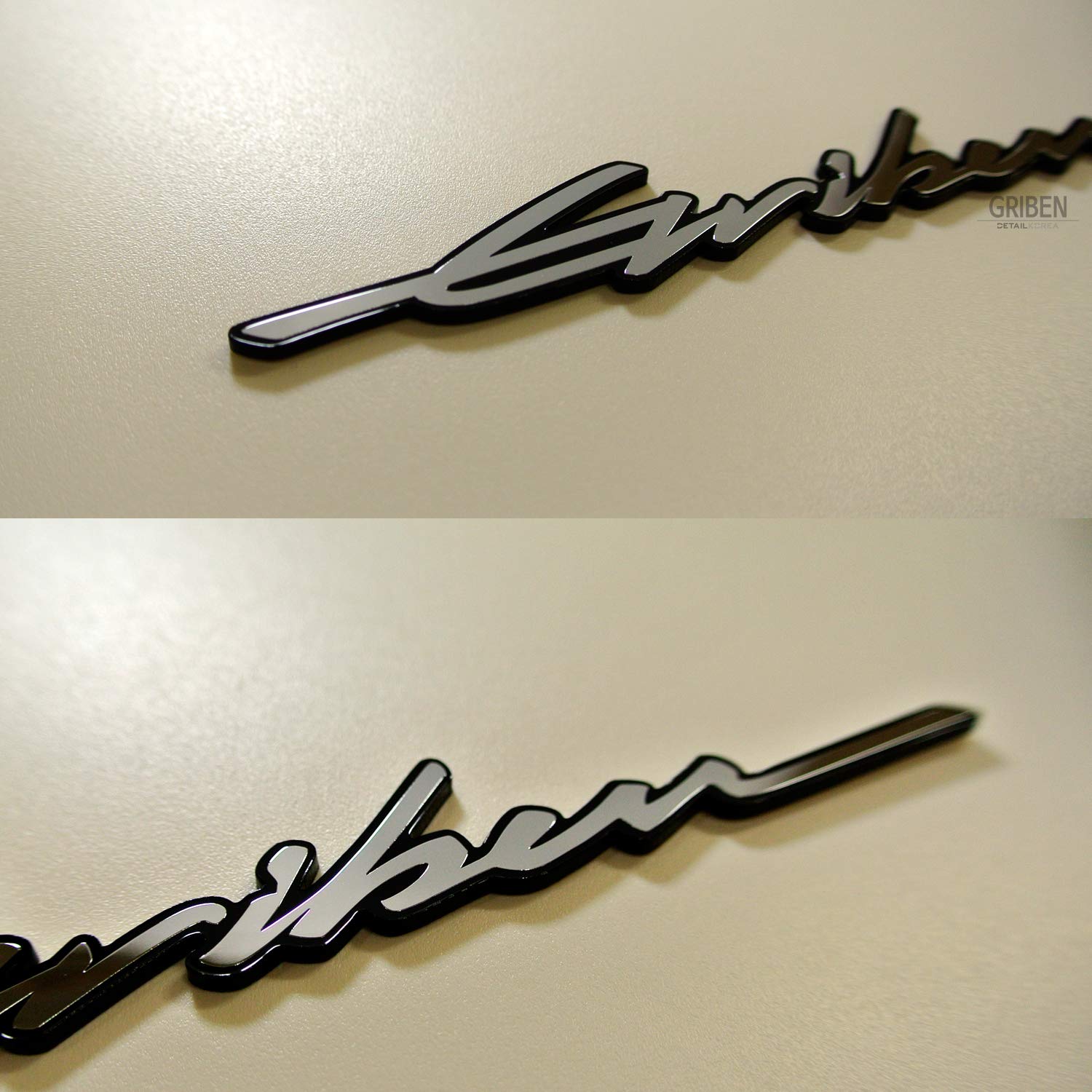 Amazon | GRIBEN 車 エンブレム 全車両 クロム色 Car Emblem（for All 
