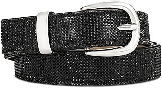 Rhinestone Belt for Women, Sparkly Diamond Belts for Womens Dresses, Lad...