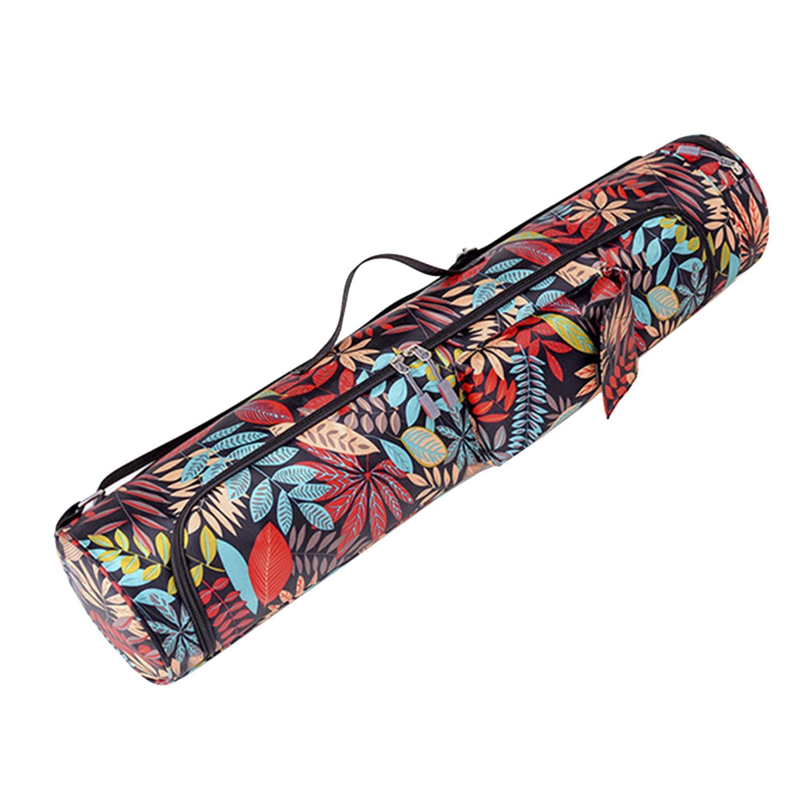 Oxford Fitness Yoga Mat Carrier Case Carry Exercise Bag Red Style A-image-9
