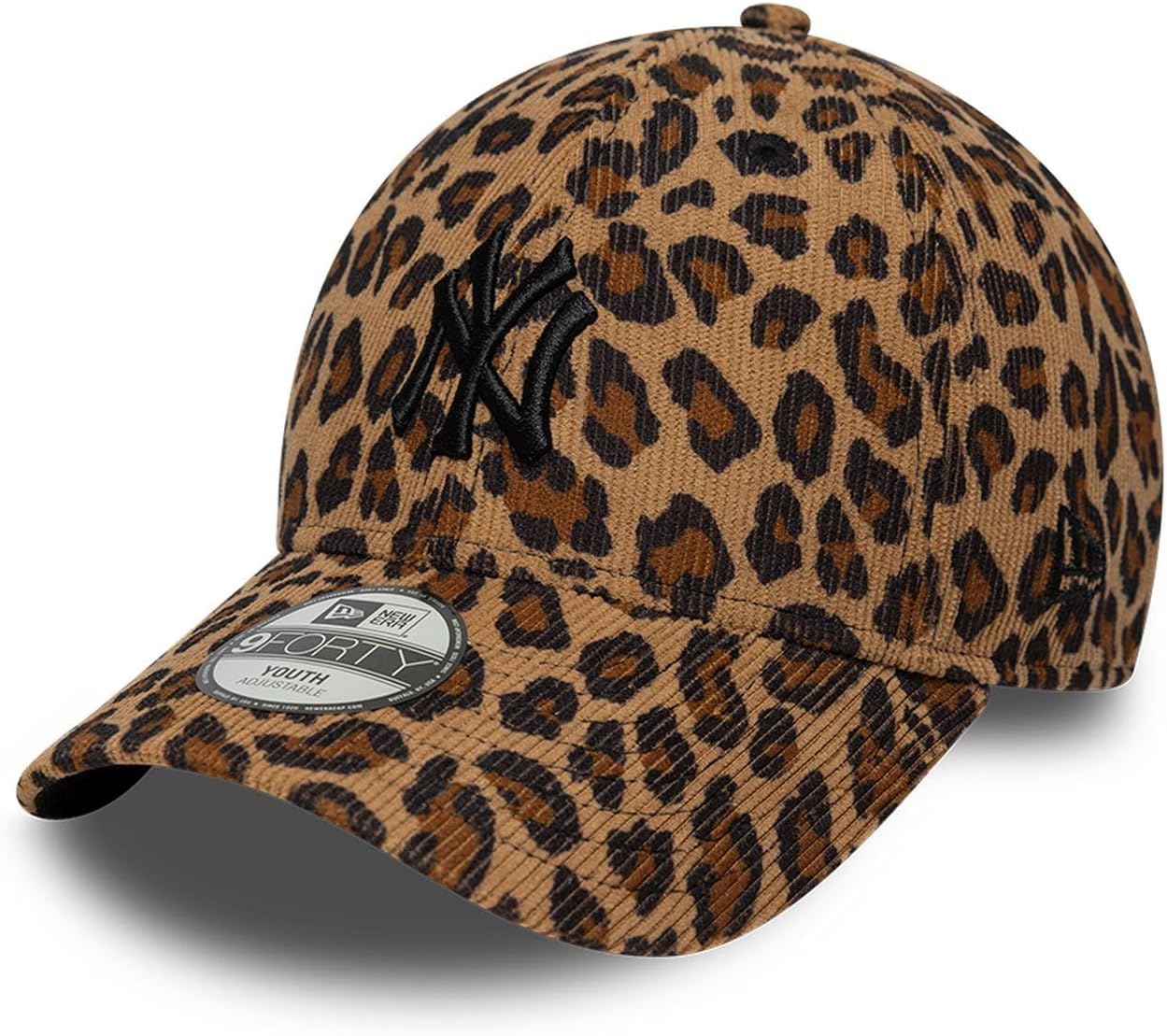 New Era Leopard Cord 9Forty Light Beige Youth