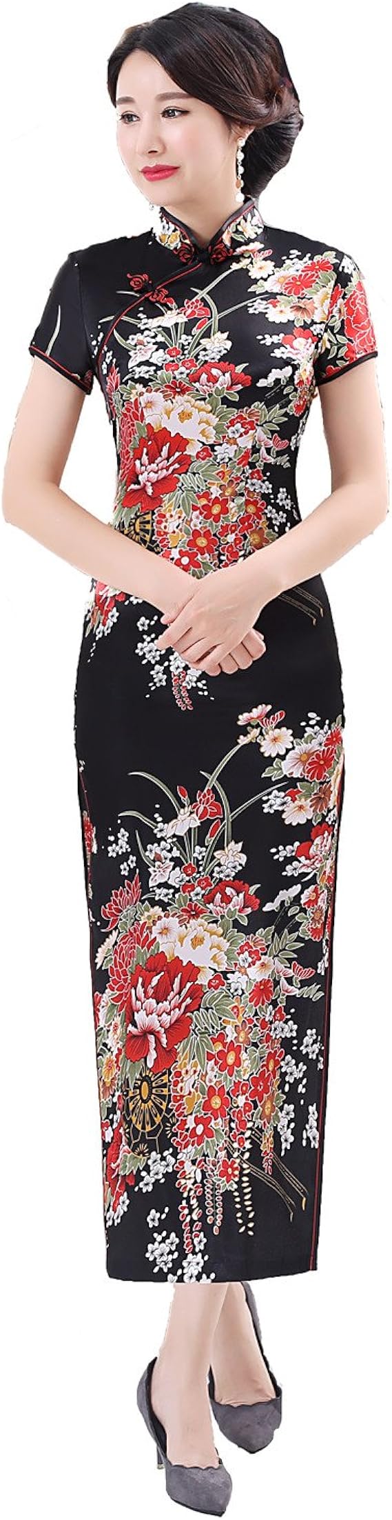 Shanghai Story Faux Silk Chinese Dress 