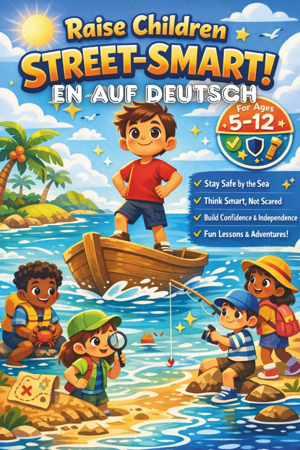 Raise Children Street-Smart auf Deutsch: 180 praktische Lektionen und realitätsnahe Szenarien zur Erziehung selbstbewusster, unabhängiger Kinder im ... Situation schützen und klug handeln können