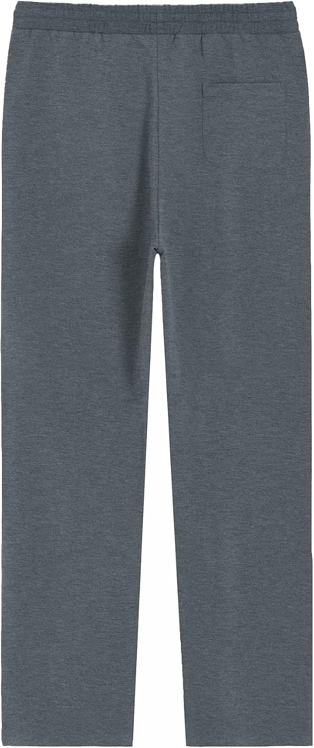 Weintee Men's 34" Inseam Tall Cotton Sweatpants with Pockets - Image 2