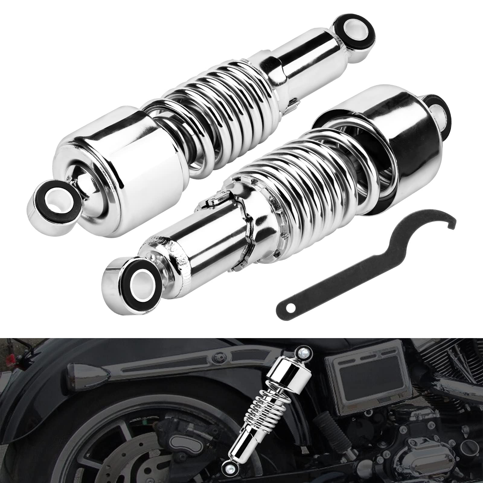 Amazon.com: VG MOTO Motorcycle 10.5”/267mm Rear Shock Absorbers