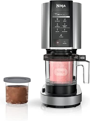 Ninja NC301 CREAMi Ice Cream Maker, for Gelato, Mix-ins, Milkshakes,