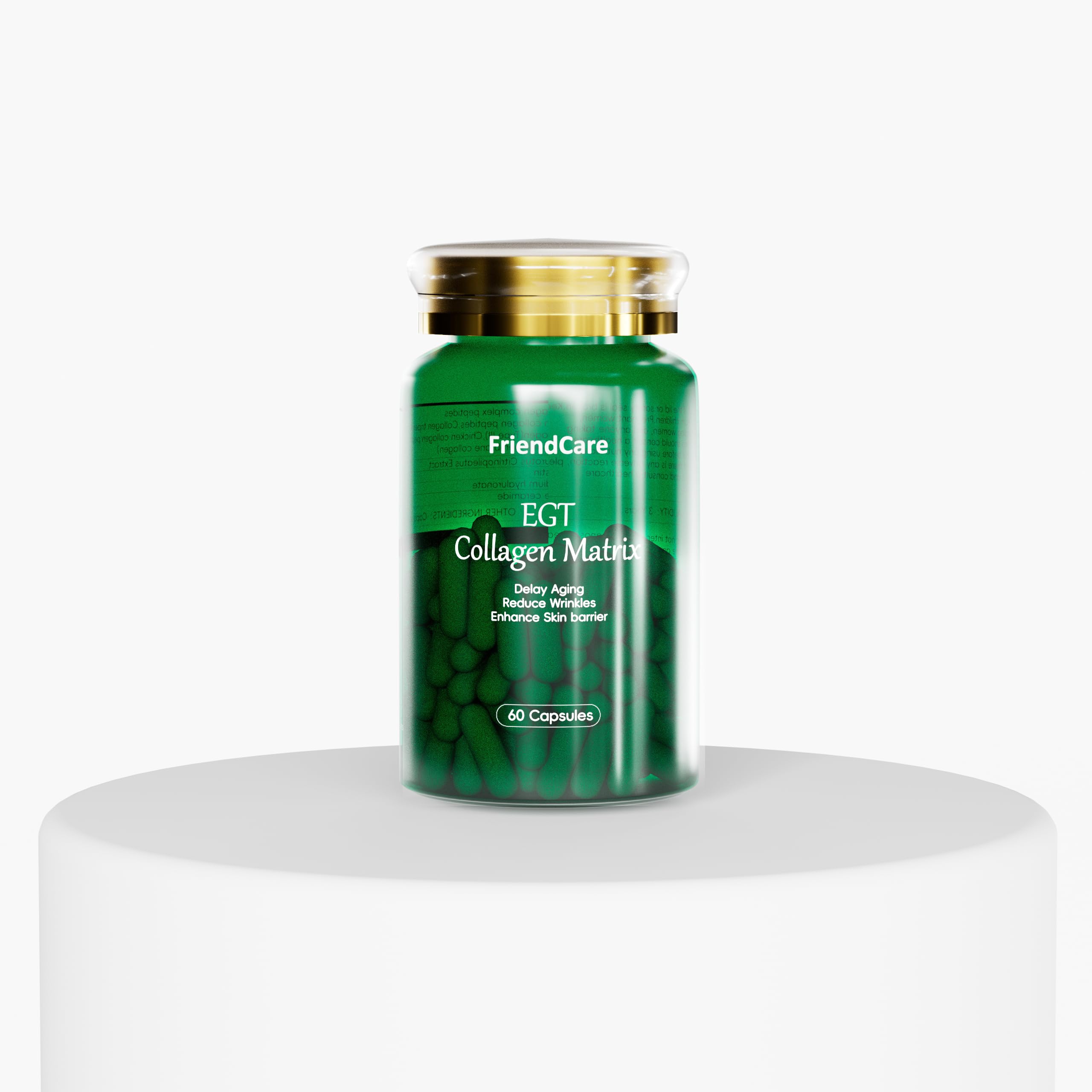 EGT Collagen Matrix Capsule Types I III V X Supports Healthy Skin Nails and Joins 60 Capsules