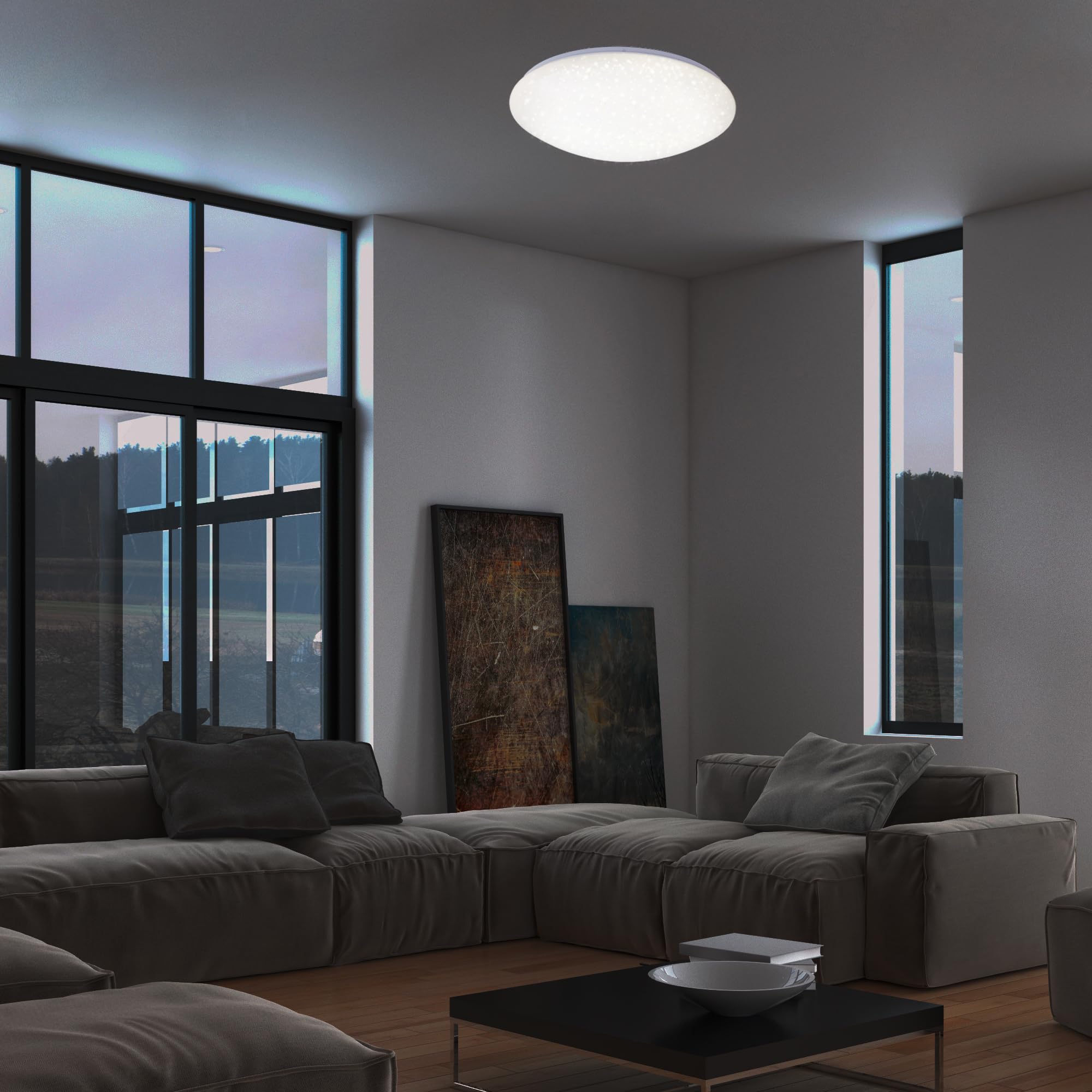 Briloner - Plafoniera a LED, Lampada da Soffitto con Decorazione a