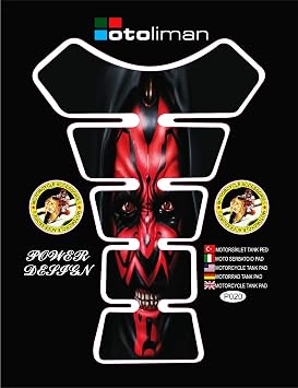3D Motorcycle Vinyl Gel Gas Tank Pad Protector Decal and Sticker Tankpad New Generation Silicone-Based Adhesive