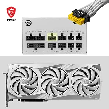 مزود طاقة Msi Mag A850gl أبيض 850 وات 80 بلس ذهبي 120 مم