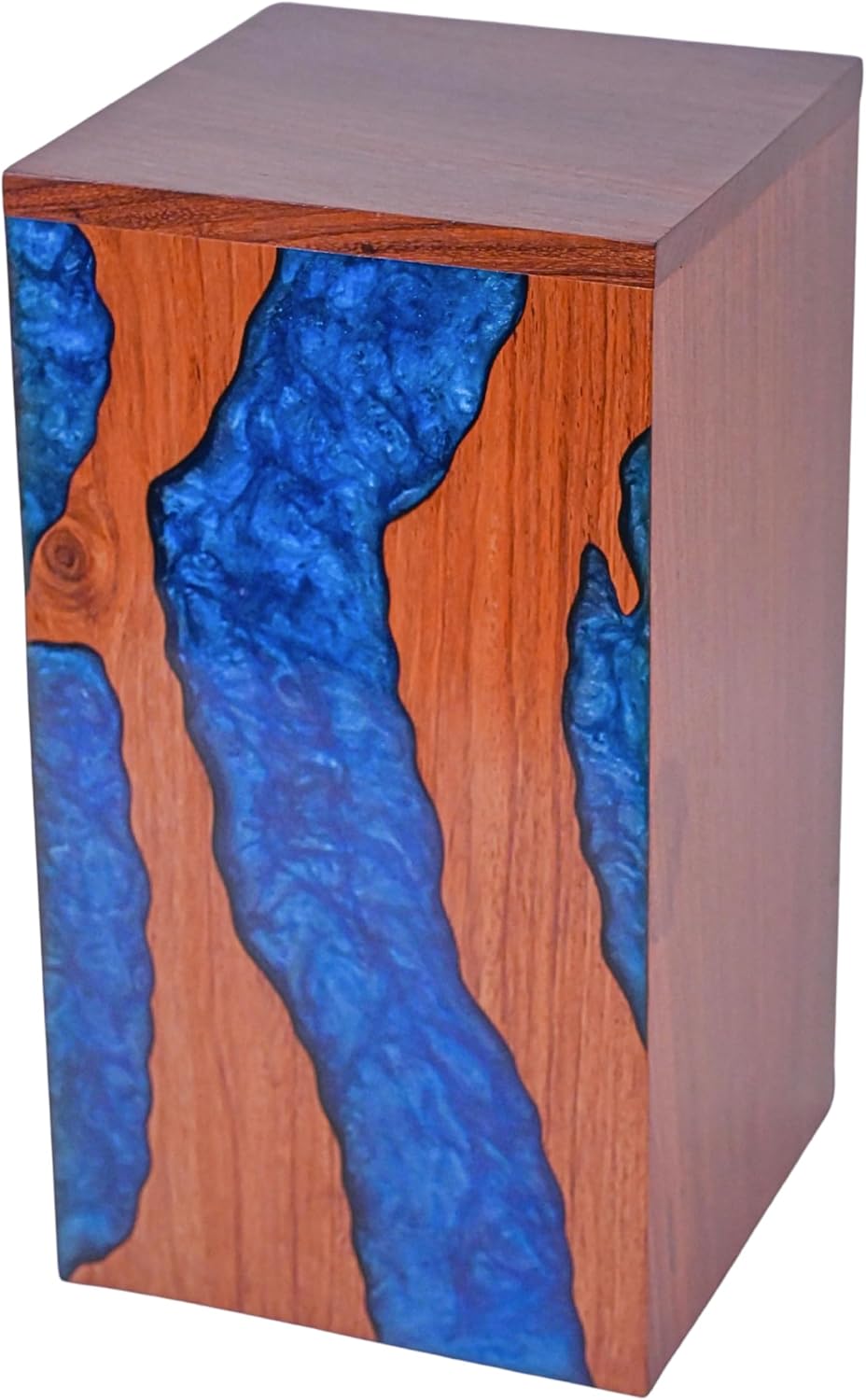 Memorials Large Masonic Wooden Urns for Ashes Adult Male/Female Men Women Child Pet Cat Dog Urns - Real Rosewood Decorative Epoxy Resin Funeral Urns (Keepsake XXS (20lbs or 9kg))
