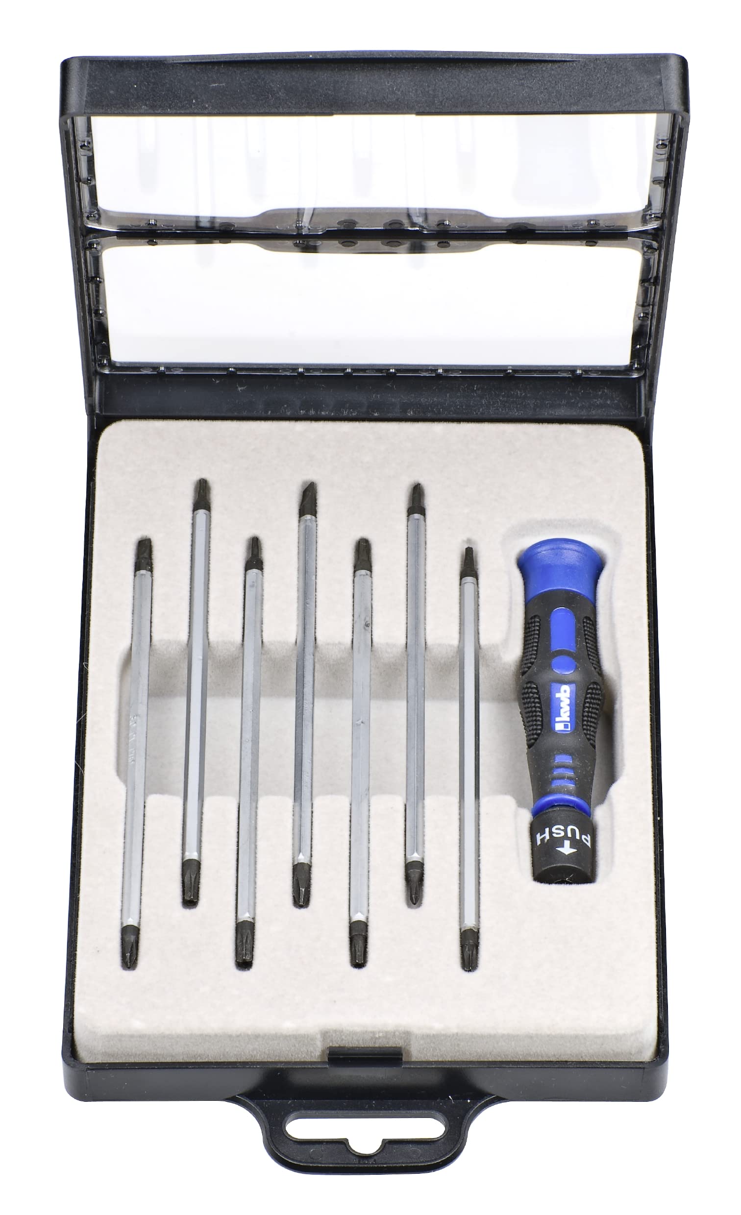 Jeu de tournevis de précision interchangeable kwb pour débloquer les micro-vis