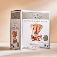 Vista 9 de Rustic Bakery Paquete de 2 bocadillos de pan plano + romero, pan plano Sel Gris + bocados de galletas de romero - Galletas de pan plano de masa