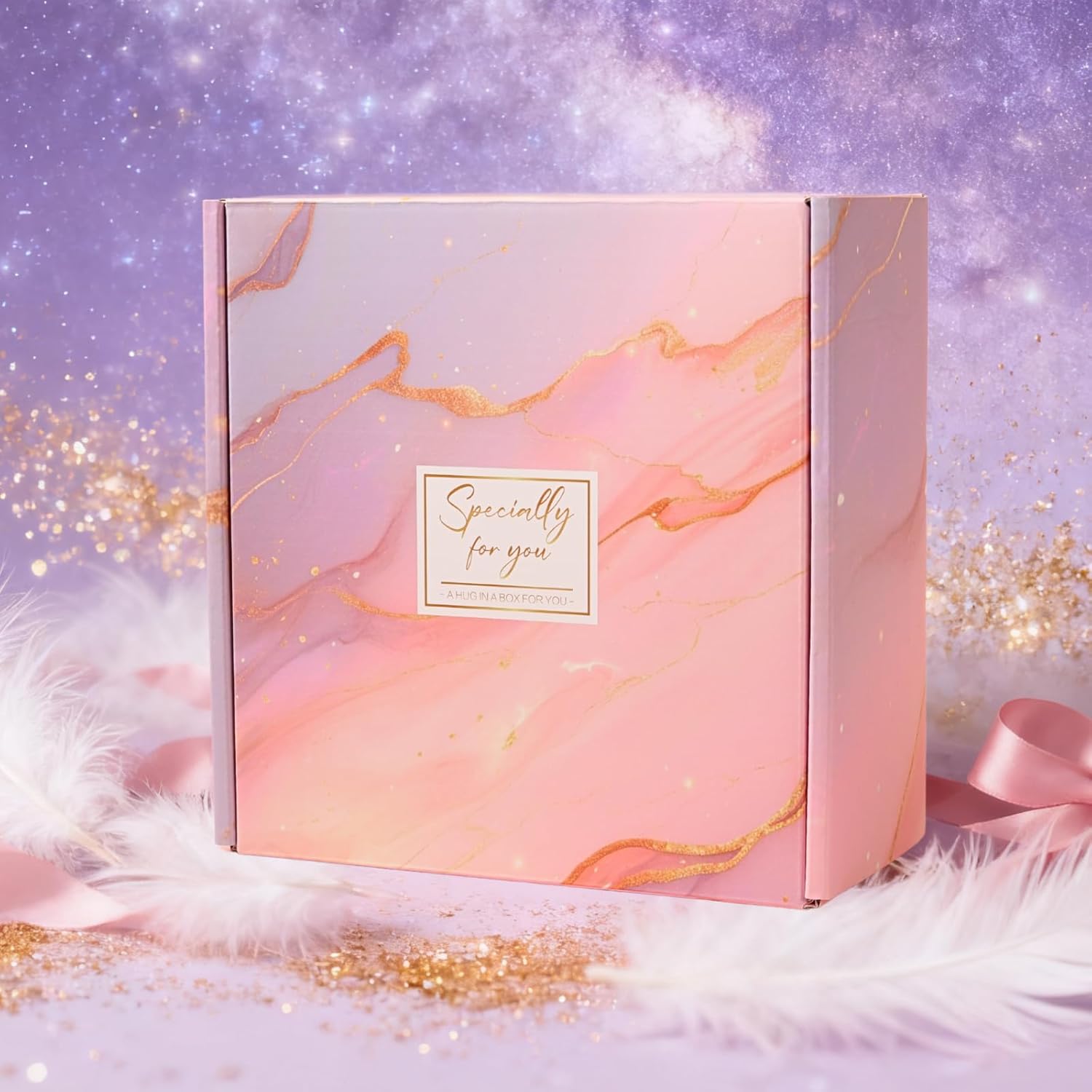 Birthday Gifts for Women, Happy Birthday Gift Basket, 8pc Relaxing Spa Gifts Set for Friend, Her, Female, Wife, Girlfriend, Daughter, Sister, Coworker, Teacher, Pink Rose Tumbler - Image 8