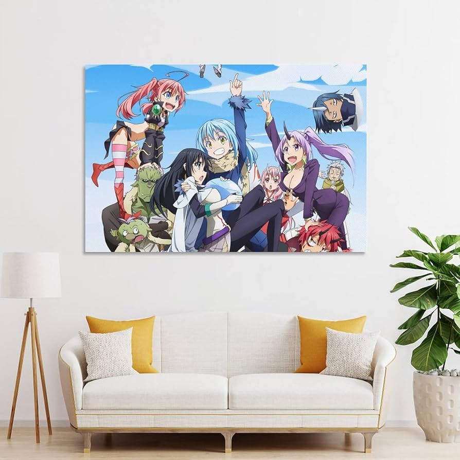 Anime Posters Tensei Shitara Slime Datta Ken Manga Wall, 56 OFF