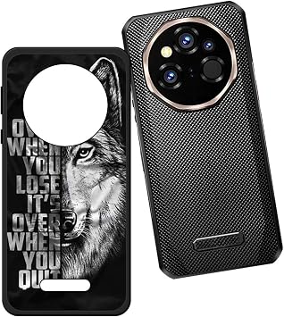 LCEHTOGYE Case for Oukitel WP55 Pro, Slim Shock-Absorption Anti-Scratch Black Soft TPU Bumper Protective Phone Case Cover for Oukitel WP55 Pro 6,6" - LH42