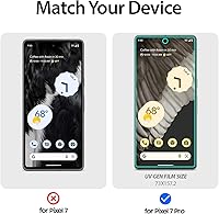 Vista 2 de Whitestone - Protector de pantalla de película UV GEN para Google Pixel 7 Pro, protector de pantalla de película dura con luz UV para Google Pixel 7