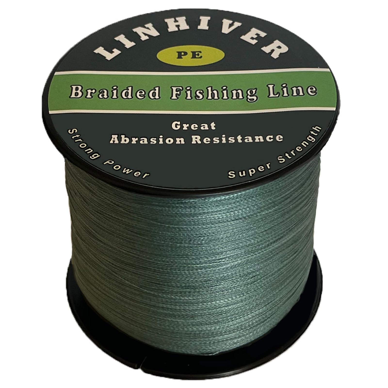 LinHiver Braided Fishing Line, Strong Power, Great Abrasion Resistance, Thin Diameter, No Stretch, Low Memory and High Sensitivity(547Yds, 40LB) — image 1