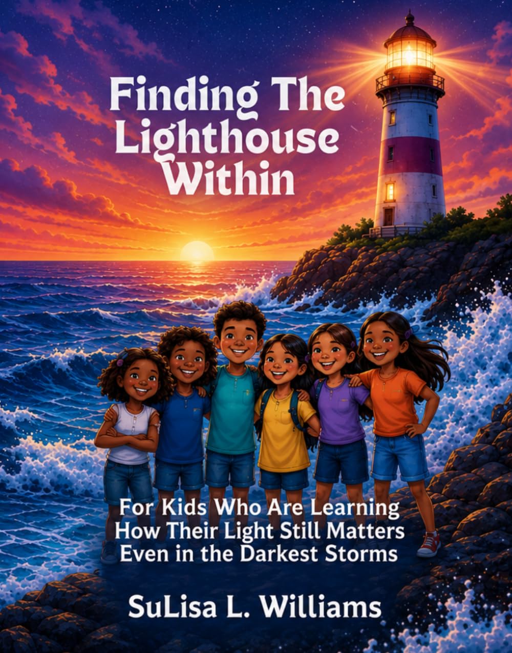 Finding The Lighthouse Within: For Kids Who Are Learning How Their Light Still Matters Even in the Darkest Storms (Wading and Swimming to the Light Ahead)