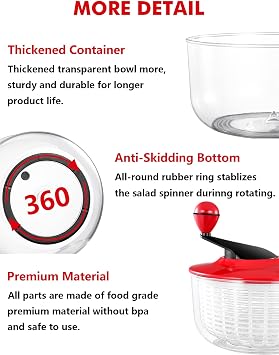 Salad Spinner and Food Chopper Bundle