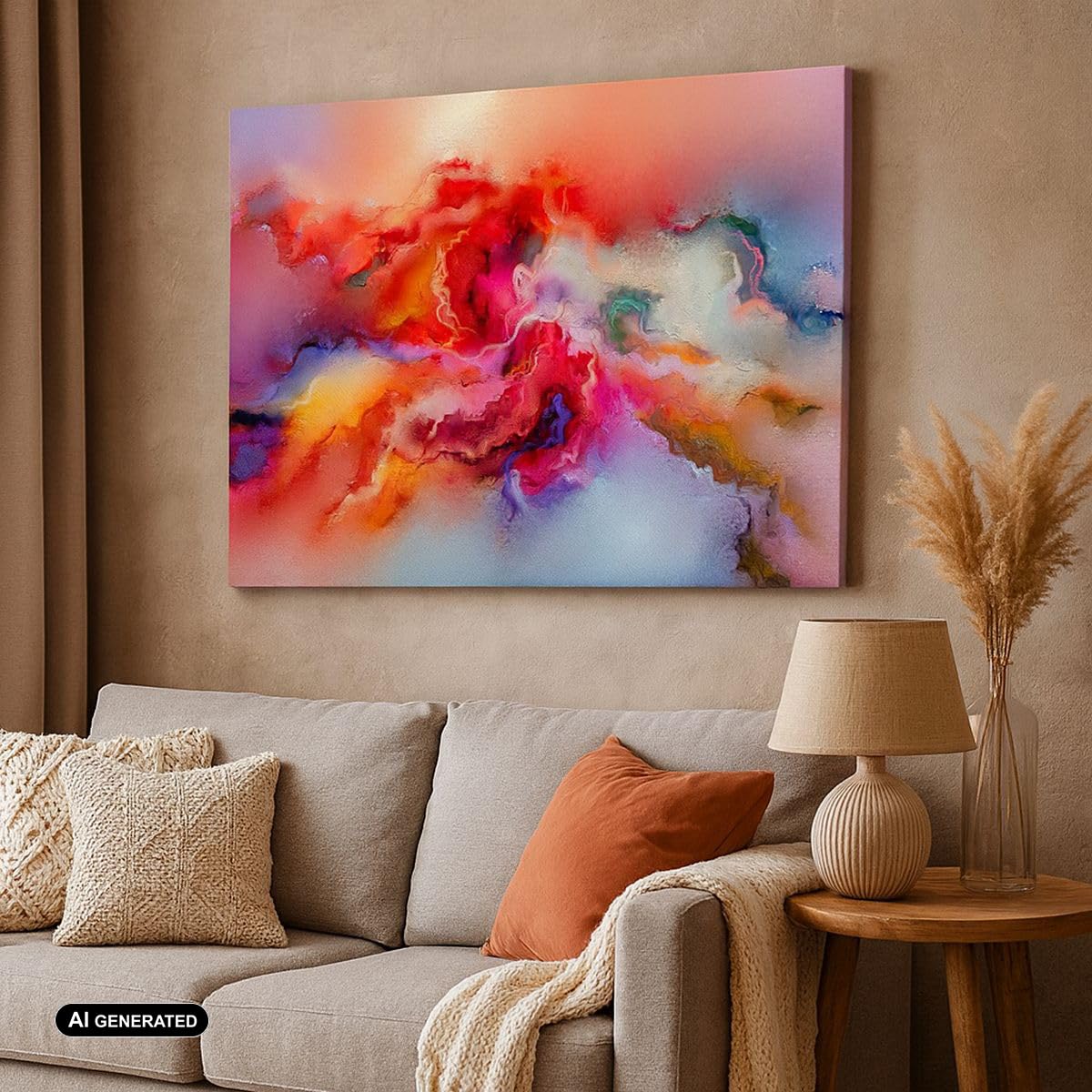 Cuadros Decoracion Salon abstracción moderna Lienzos decorativos 120x80cm Cuadro Sobre Lienzo Moderno Dormitorio Cocina Cuadros Pared Imágenes Wall Art Prints Decor Canvas Grande XXL AA120x80-4035 | Abstracción Moderno Cuadro Decorativo Grande XXL 1 Pieza